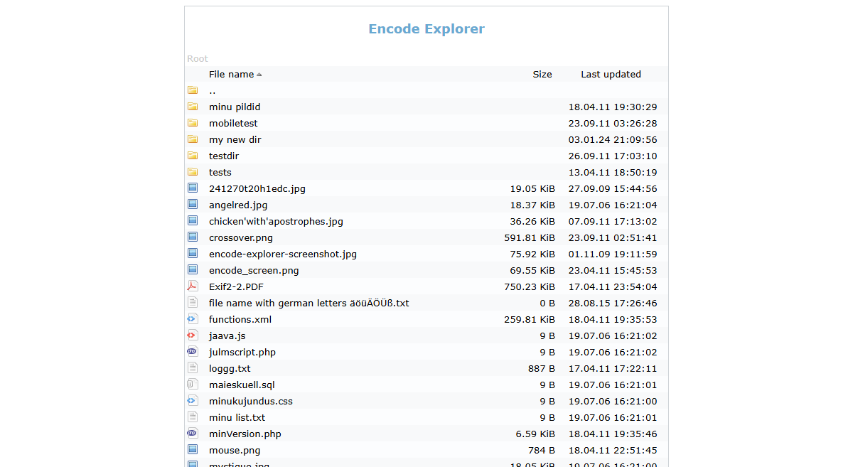 Encode Explorer